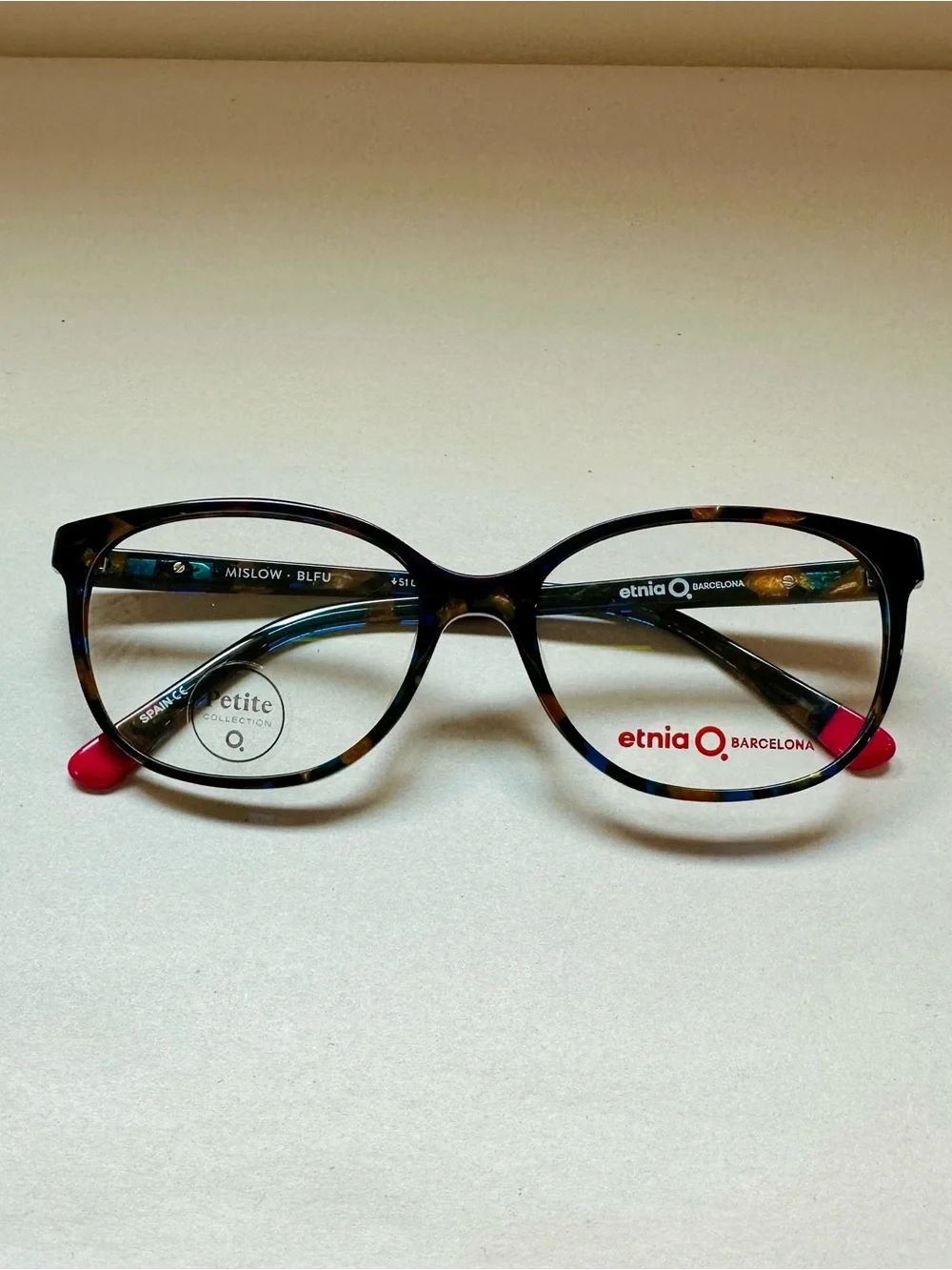New-Authentic-ETNIA BARCELONA Eyeglasses-MISLOW-Blue Fuschia PETITE style